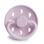 Frigg Moon - Round Silicone Pacifier - Soft Lilac