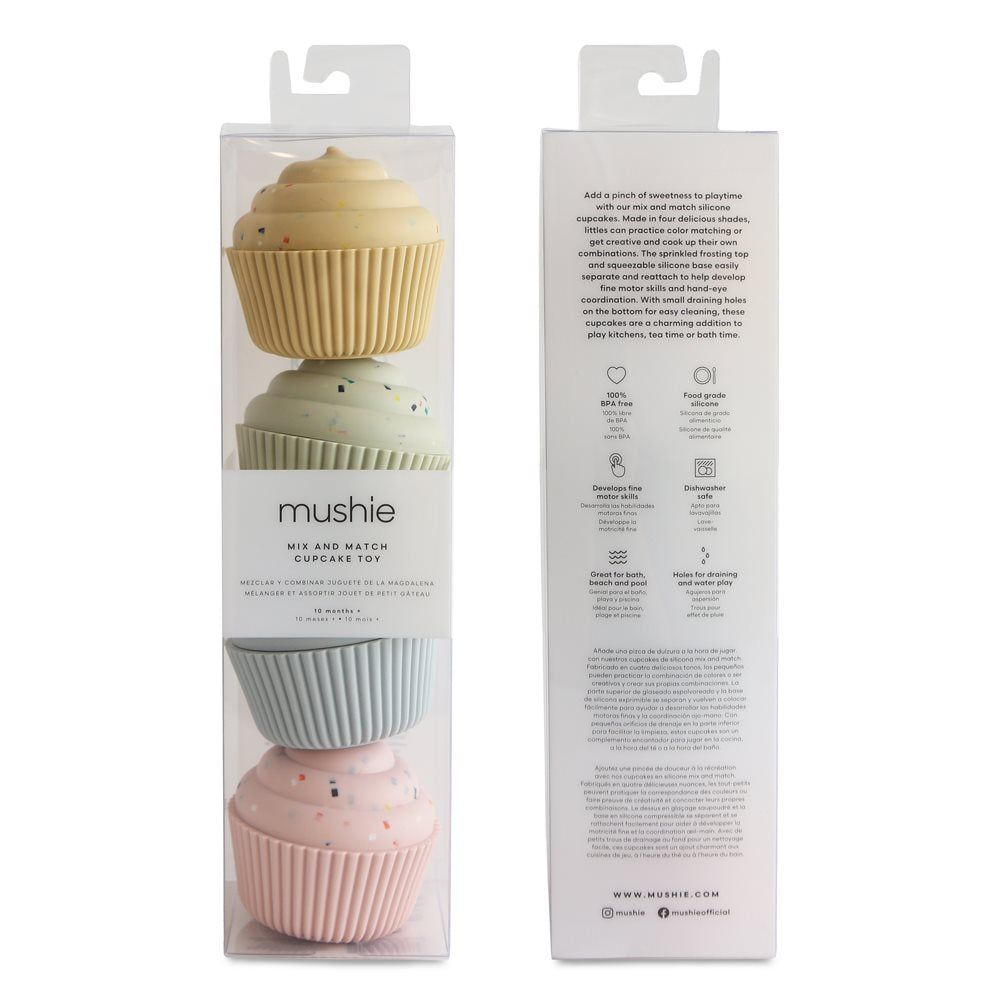 Mushie Mix and Match Cupcake Toy