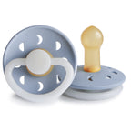 Frigg Moon Night - Round Latex Pacifier - Powder Blue