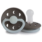 FRIGG Moon Night - Round Silicone Pacifier - Portobello