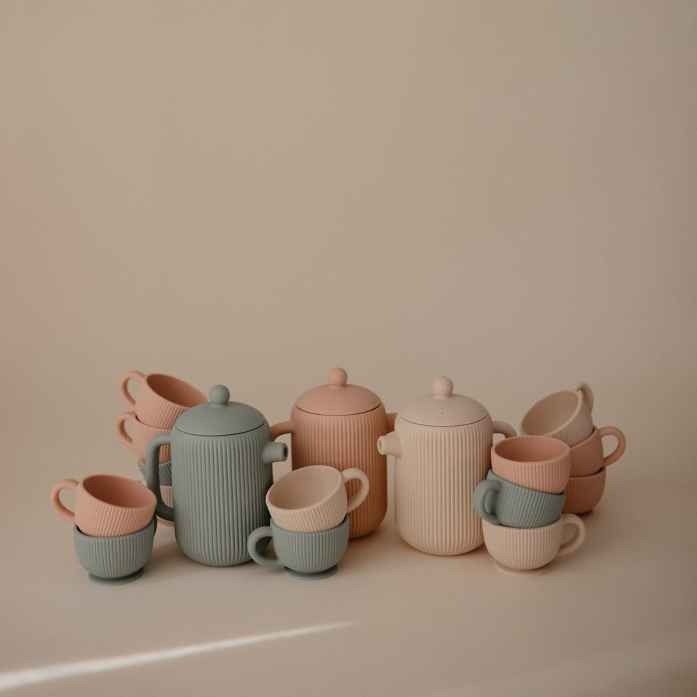 Mushie Silicone Play Tea Set