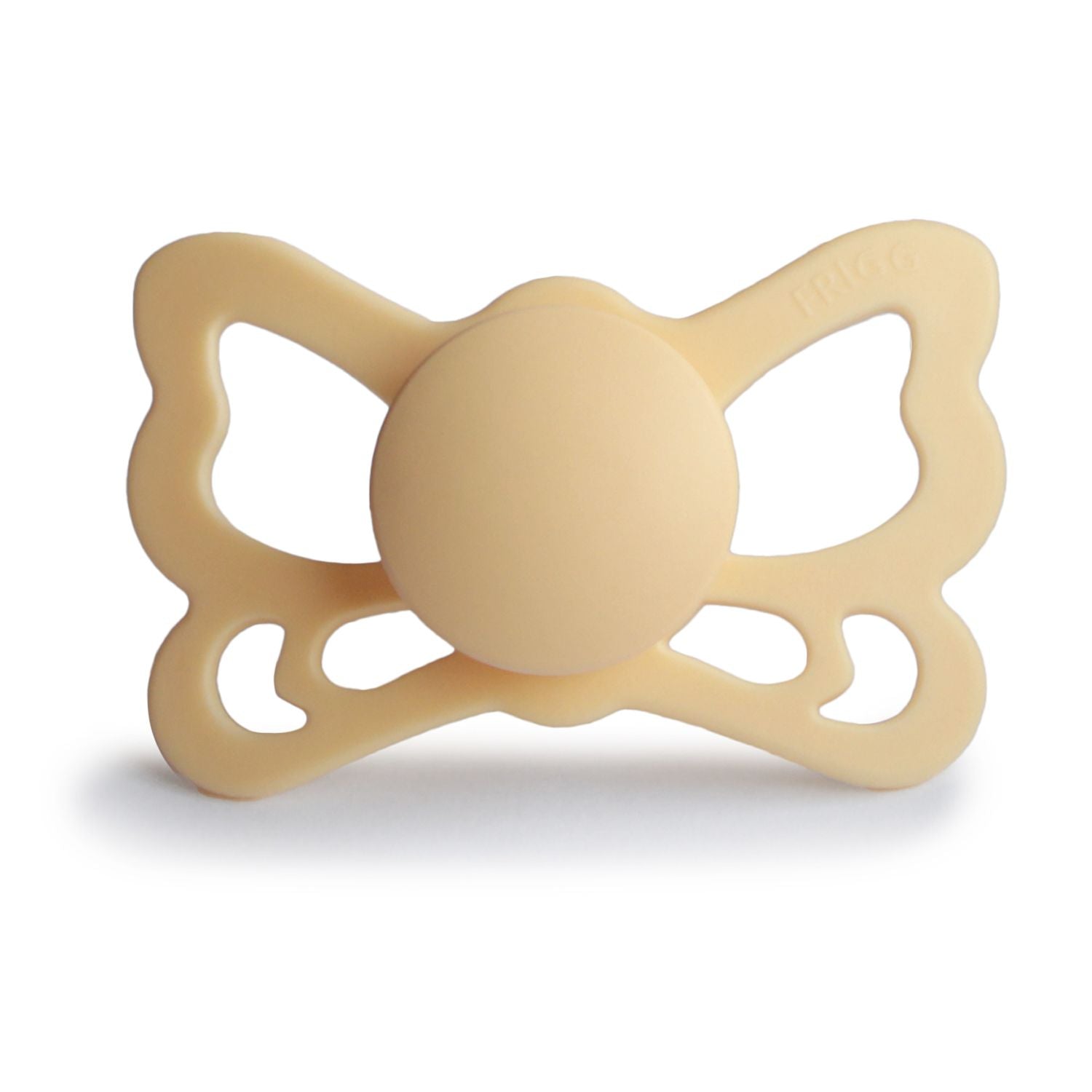 FRIGG Butterfly - Anatomical Silicone Pacifier - Pale Daffodil