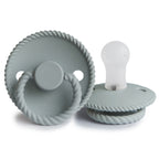 FRIGG Rope - Round Silicone Pacifier - French Gray