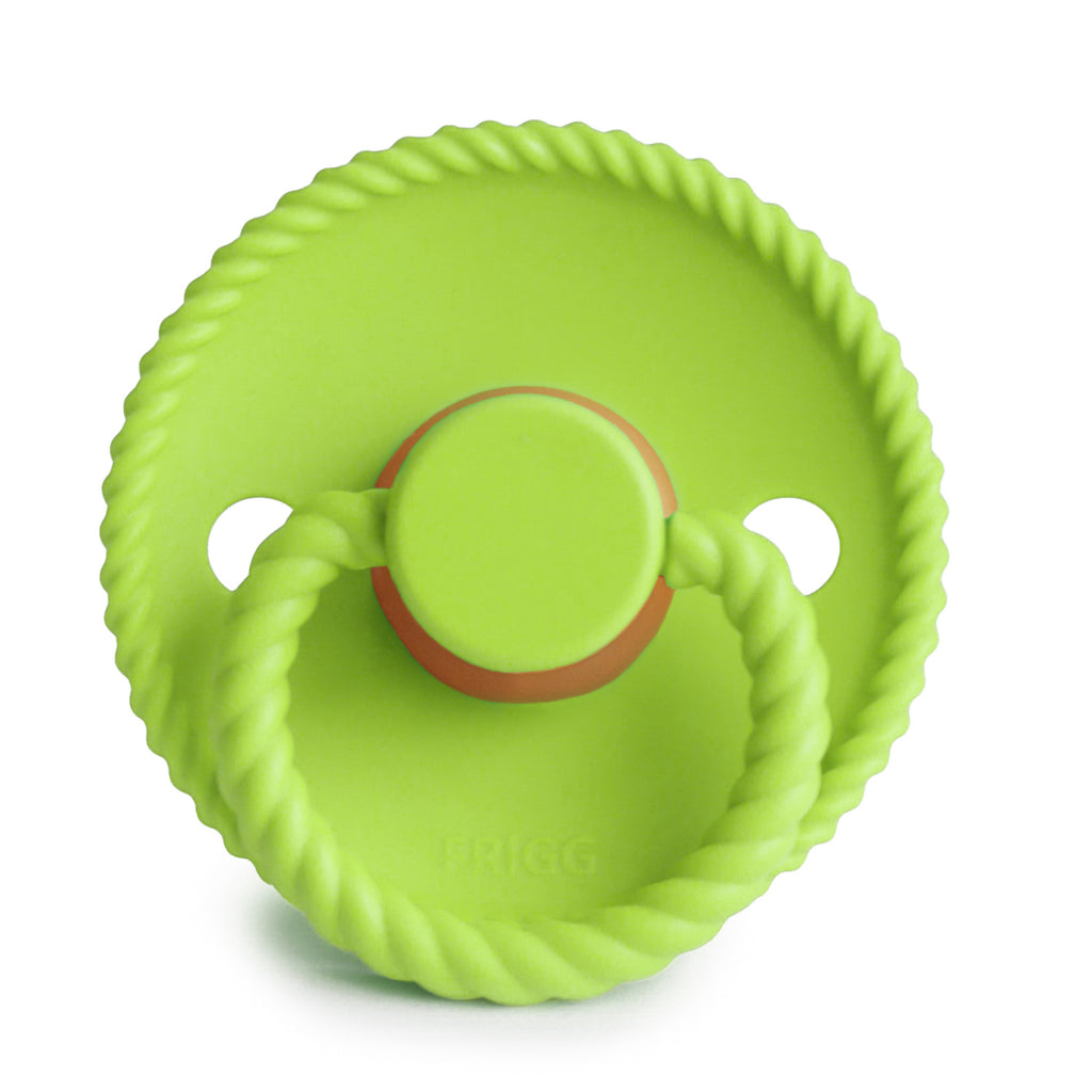 FRIGG Rope - Round Latex Pacifier - Rainforest (LIMITED SUMMER COLLECTION)