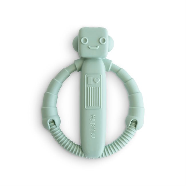 Mushie Sensory Rattle Teether