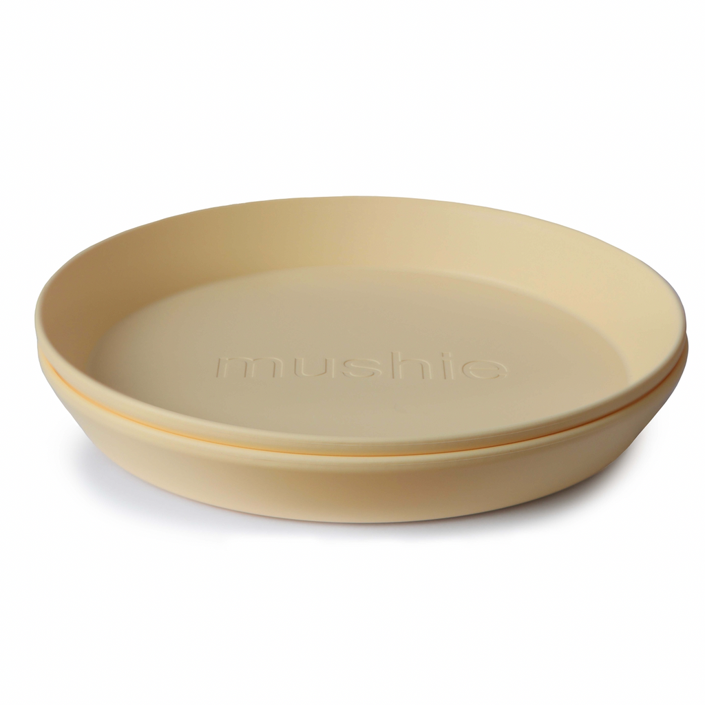 Mushie Plate Round 2P