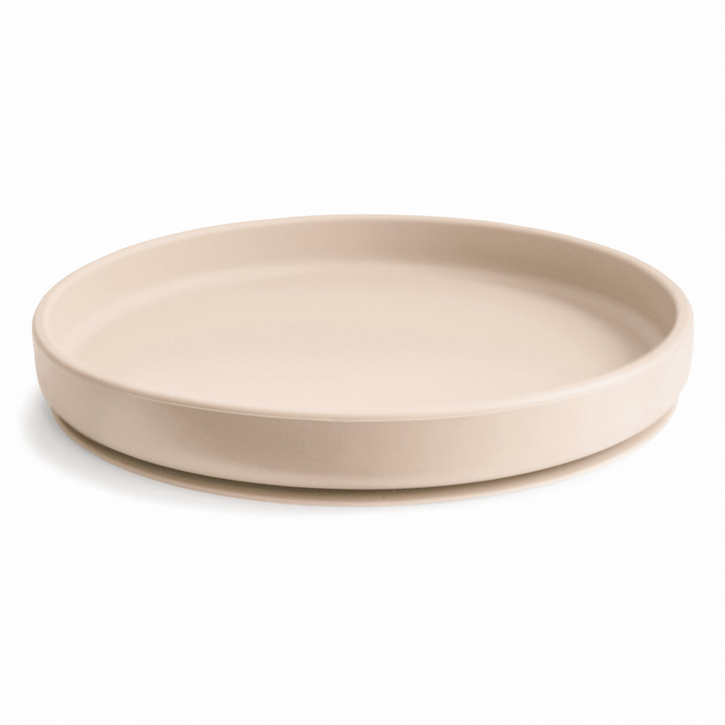Mushie Classic Silicone "Stay-Put" Suction Plate