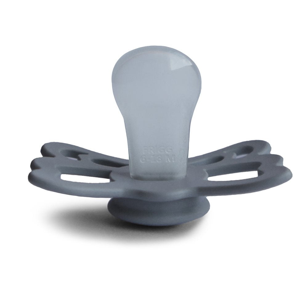FRIGG Butterfly - Anatomical Silicone Pacifier - Great Gray