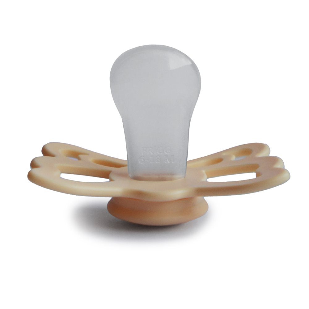 FRIGG Butterfly - Anatomical Silicone Pacifier - Pale Daffodil