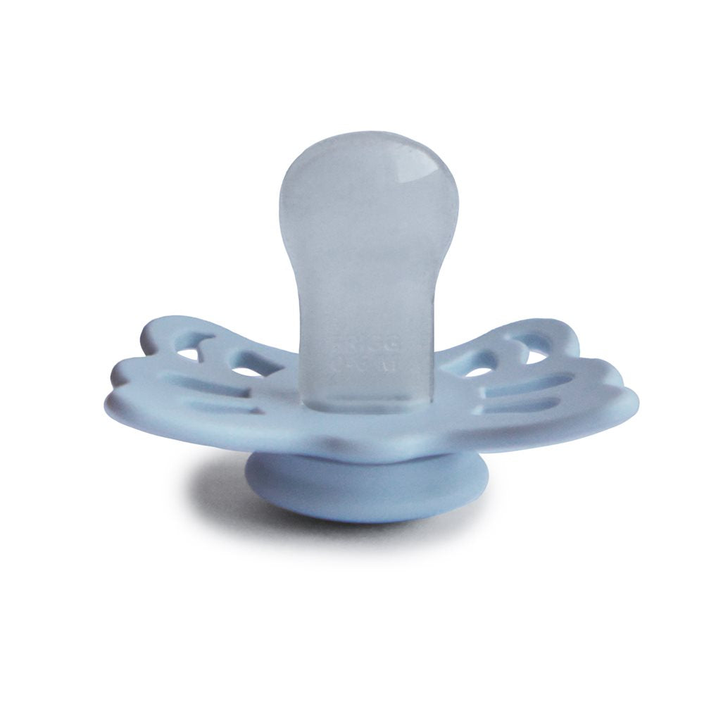 FRIGG Butterfly - Anatomical Silicone Pacifier - Powder Blue