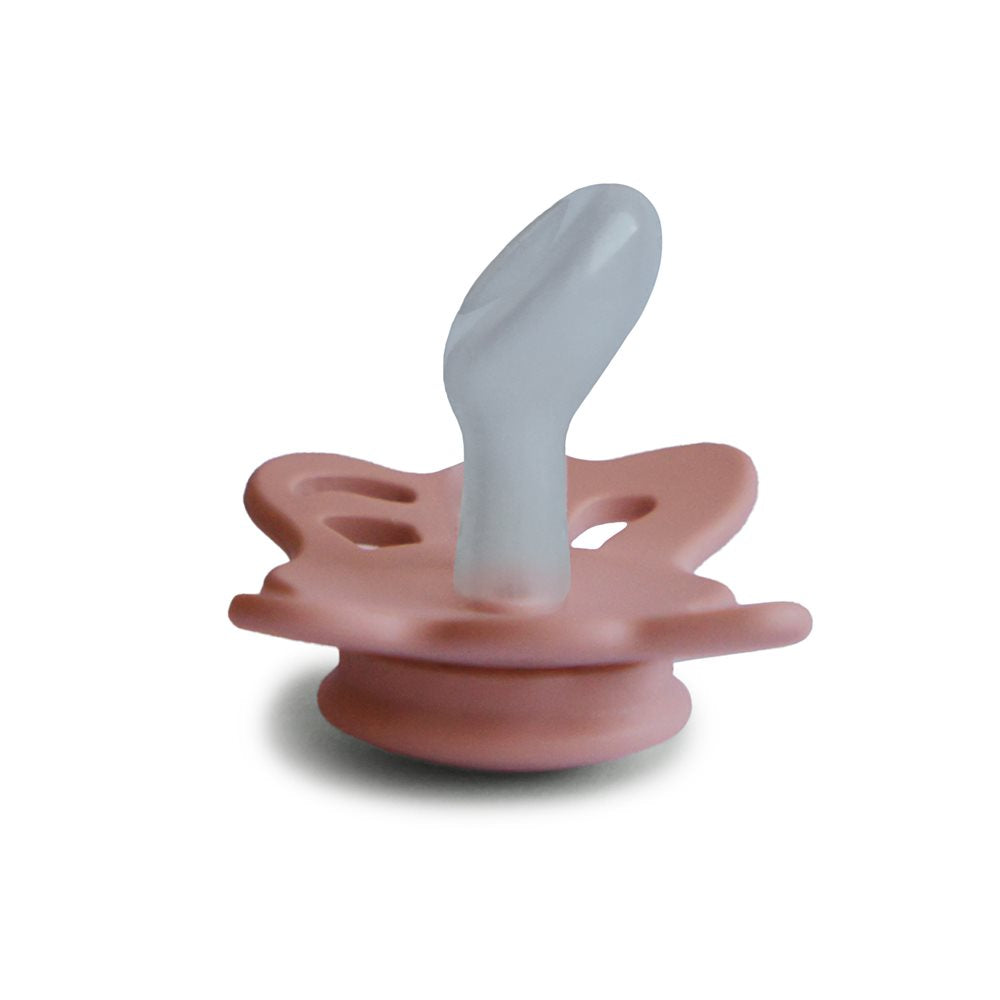 Frigg Butterfly - Anatomical Silicone Pacifier - Pretty In Peach