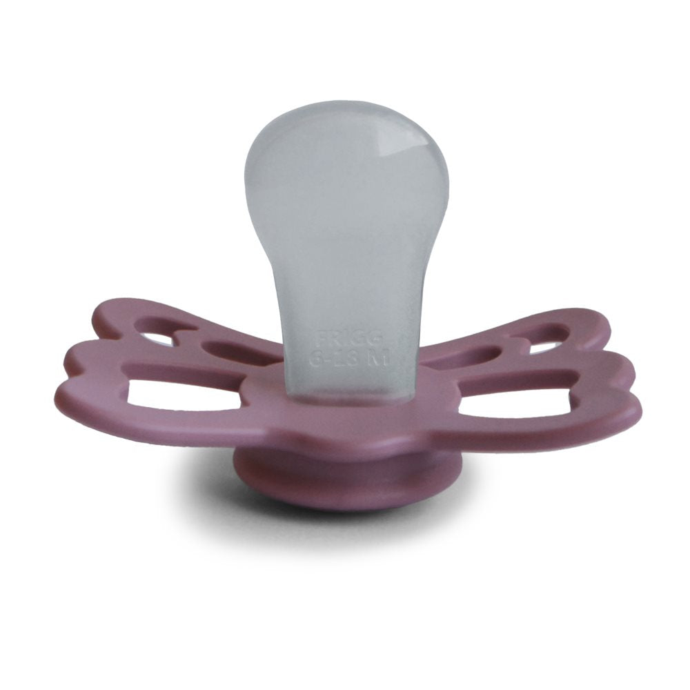 FRIGG Butterfly - Anatomical Silicone Pacifier - Twilight Mauve