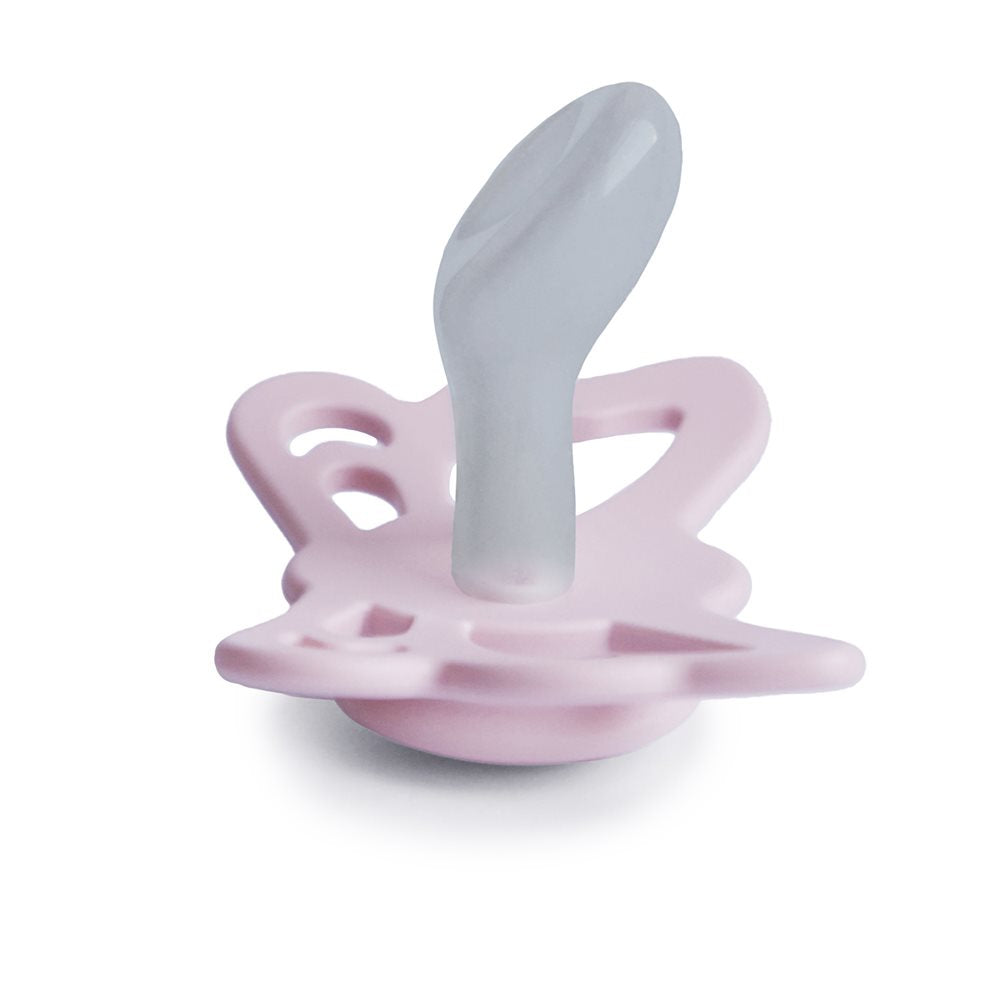Frigg Butterfly - Anatomical Silicone Pacifier - White Lilac