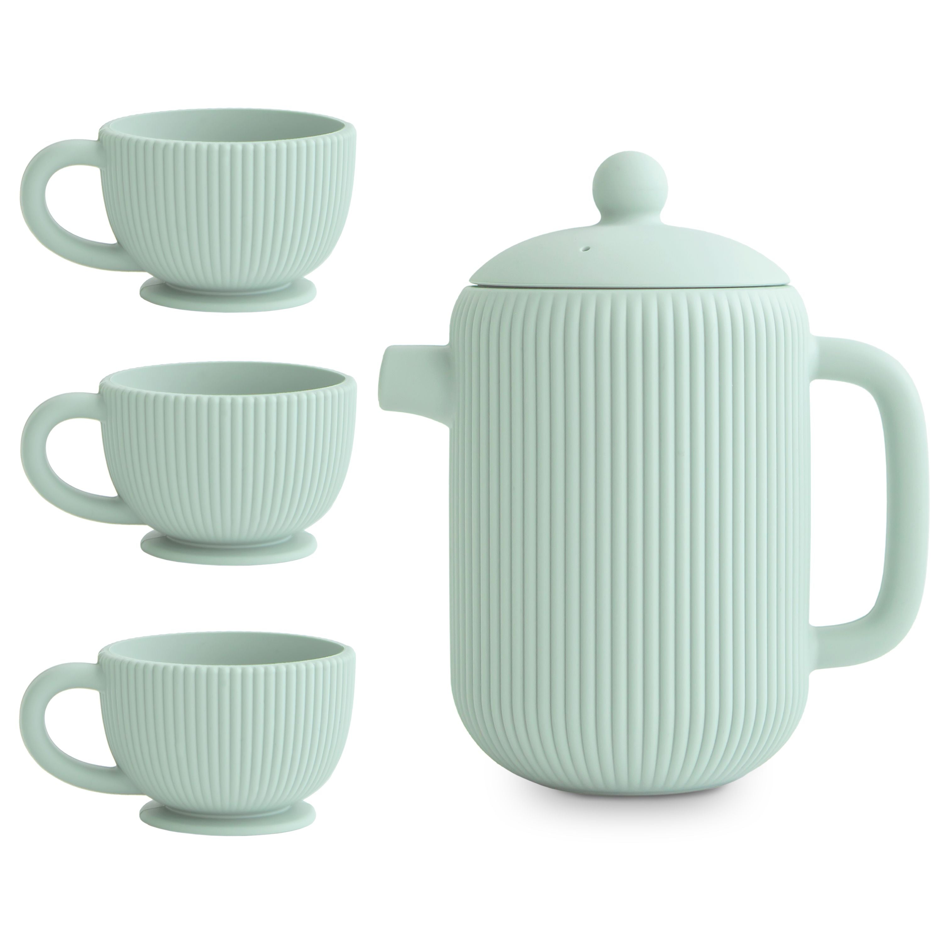 Mushie Silicone Play Tea Set