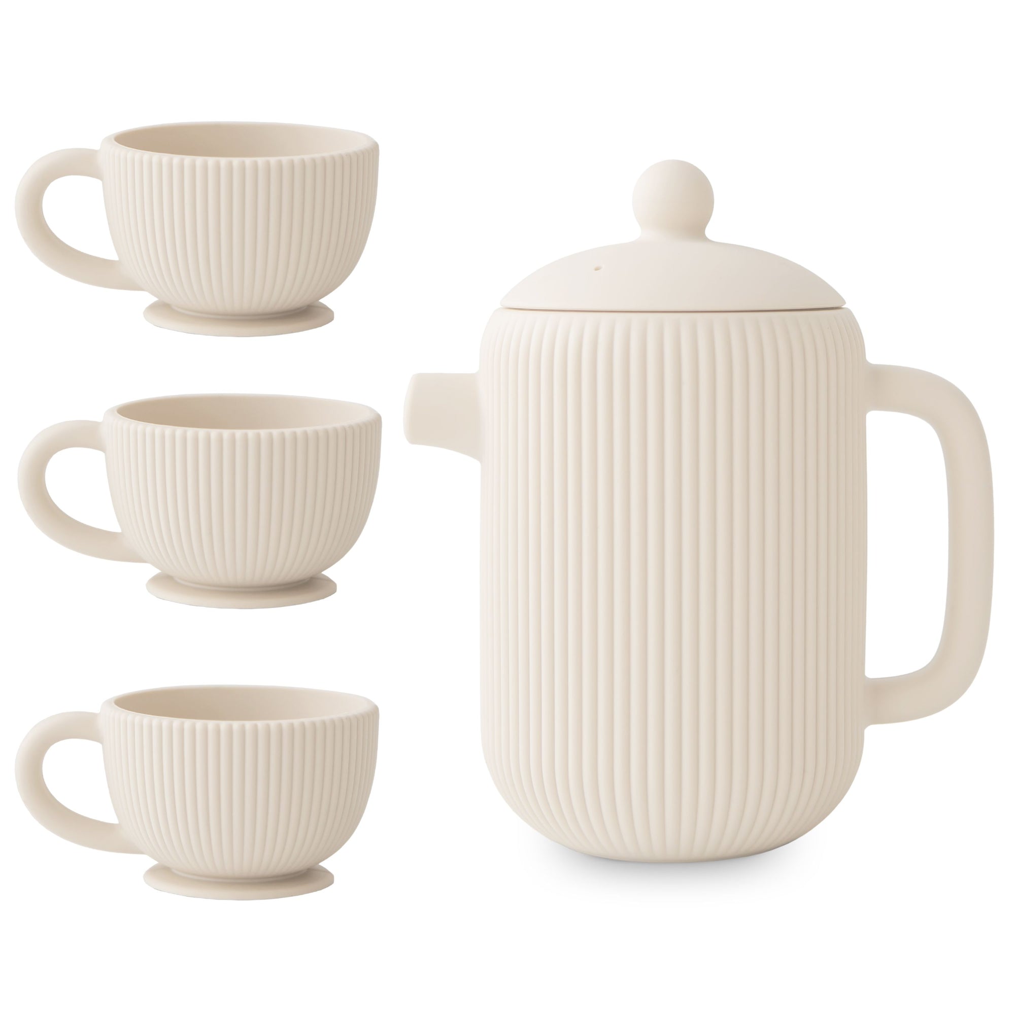 Mushie Silicone Play Tea Set