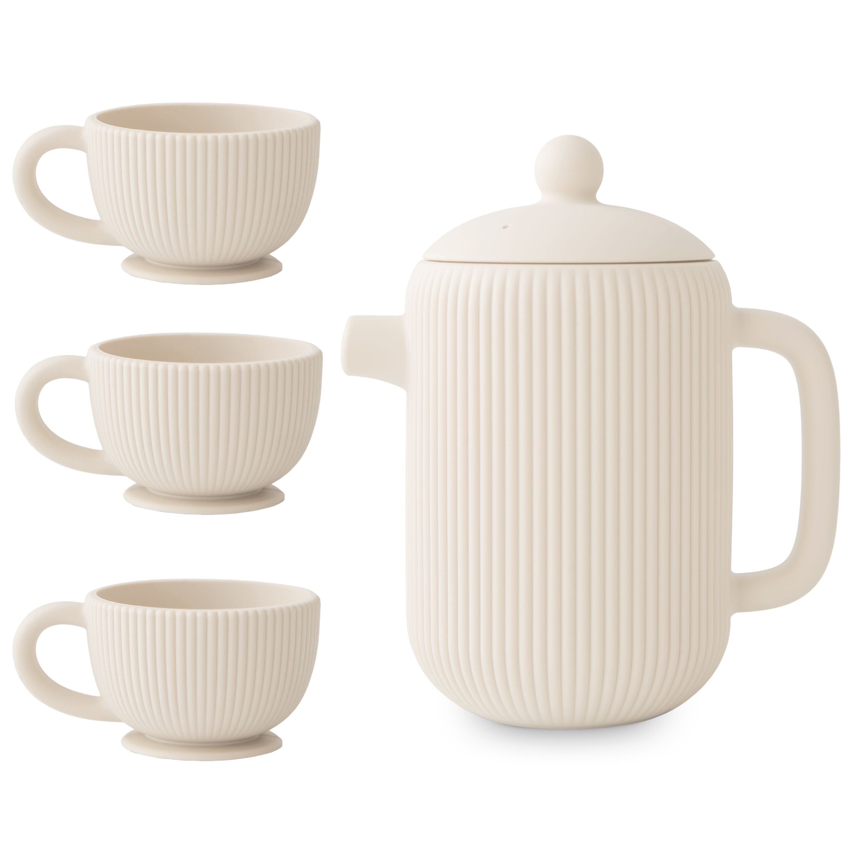 Mushie Silicone Play Tea Set