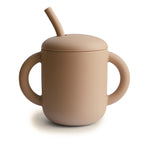 Mushie Silicone Training Cup & Straw
