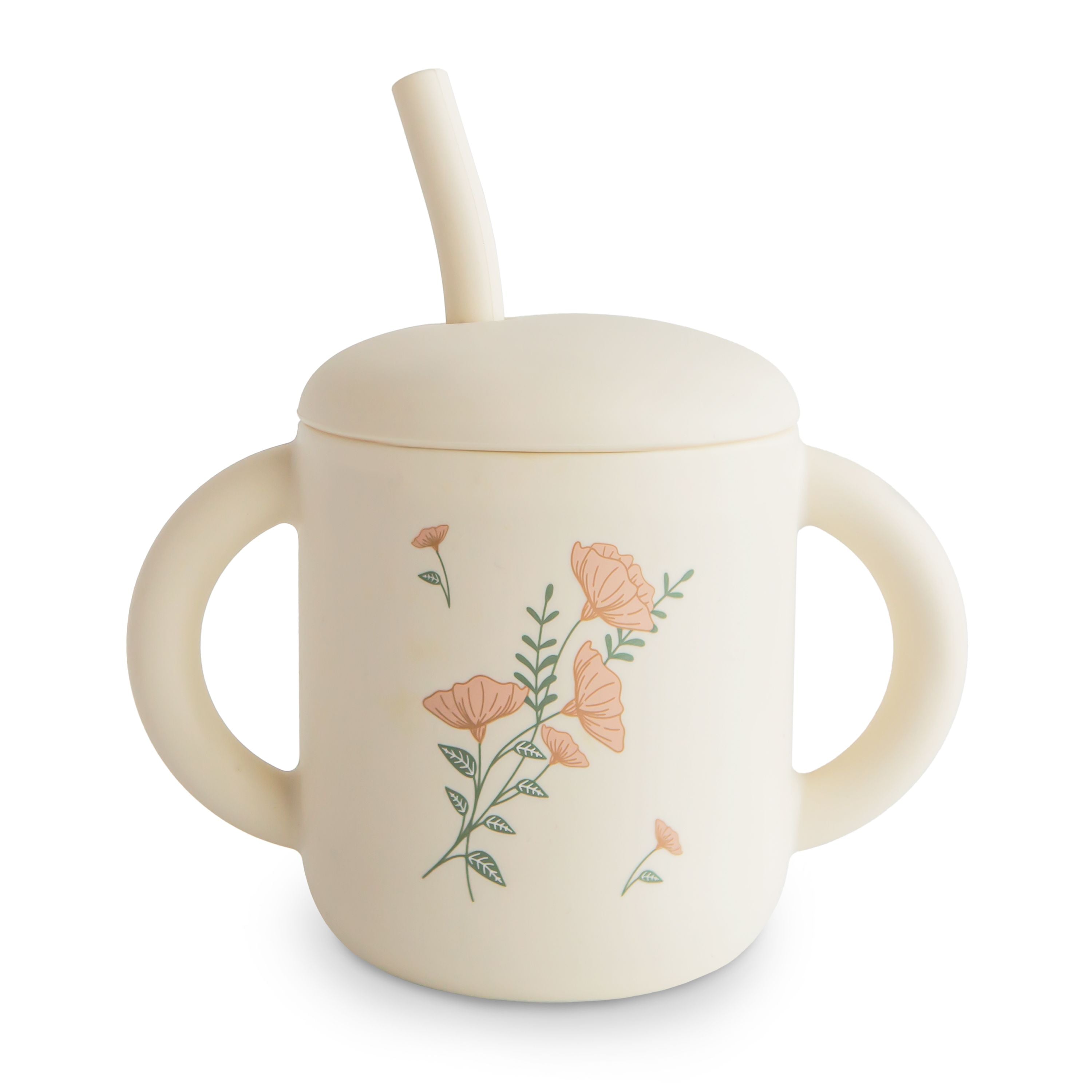 Mushie Silicone Training Cup & Straw - Limited Edition