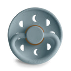Frigg Moon - Round Latex Pacifier - Stone Blue