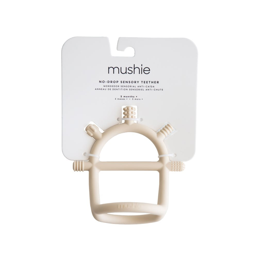 Mushie No-Drop Sensory Teether