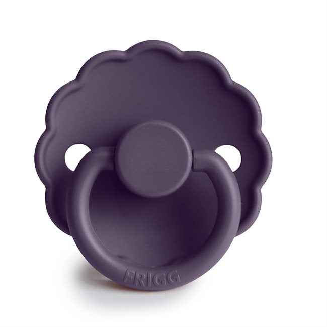 FRIGG Daisy - Round Silicone Pacifier - Violet Dream