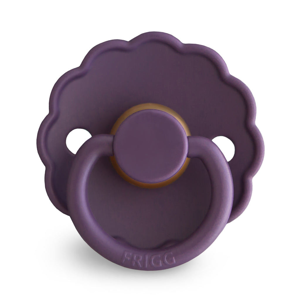FRIGG Daisy - Round Latex Pacifier - Violet Dream