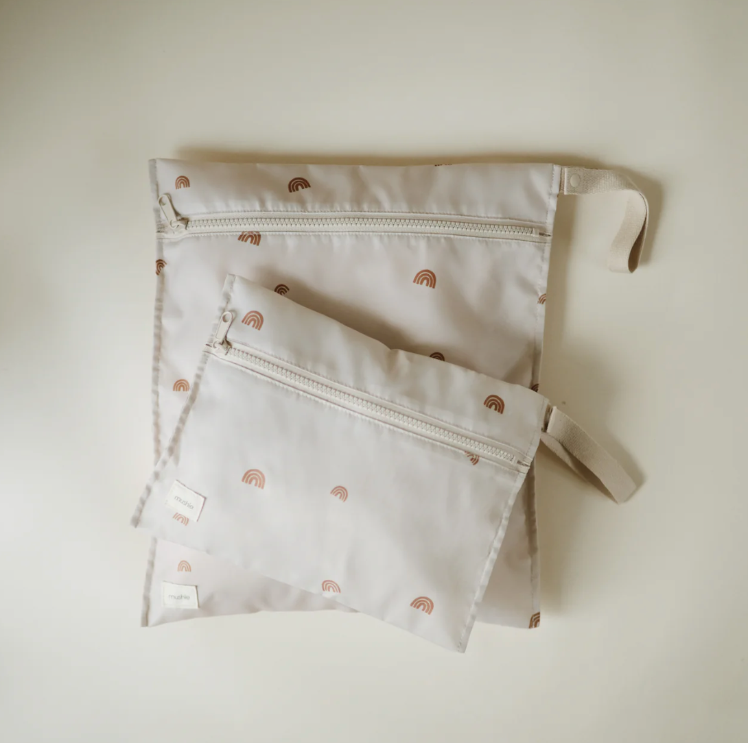 Mushie Water Resistant Wet Bag (2 Pack)