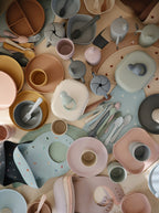 Mushie Plate Square 2P