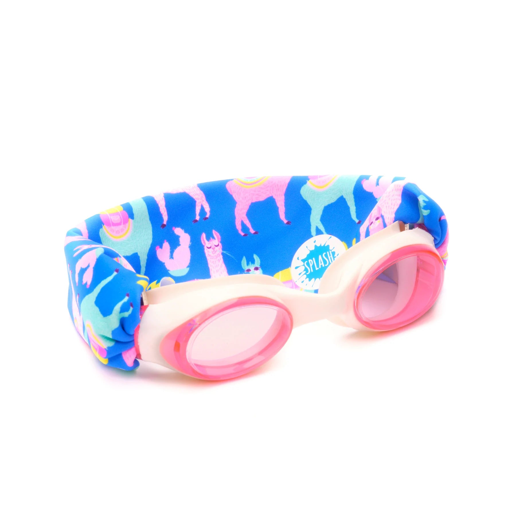 Splash Swim Place Goggles - Llama Fiesta