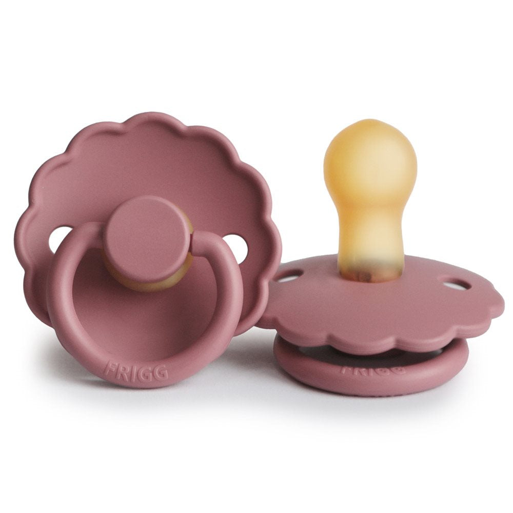 Frigg Daisy - Round Latex Pacifier - Cedar